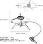 Fire Maple Polaris Pressure Regulator Stove | Portable Camping Backpacking Stove | Lightweight Durable Camp Cooking Stuff | Wind Resistent Jet Burner | Perfect Boiling Performance in Cold Weather