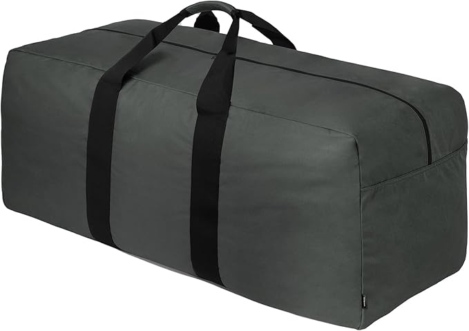Vorspack Extra Large Duffle Bag for Travel - 200L Duffel Bag for Men Gear Bag for Storage Foldable Weekender Bag for Overnight Camping - Grey