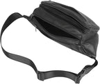 Genuine Leather Fanny Pack/Waist Bag/Organizer with Adjustable Belt, Multiple Pockets For Men and Women