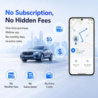 Mini Magnetic GPS Tracker for Vehicles IP65 Waterproof Real-Time Hidden Tracking Device Compatible with Android Only, Anti-Theft Car Tracker for Truck, Motorcycle, Assets（Android Only）