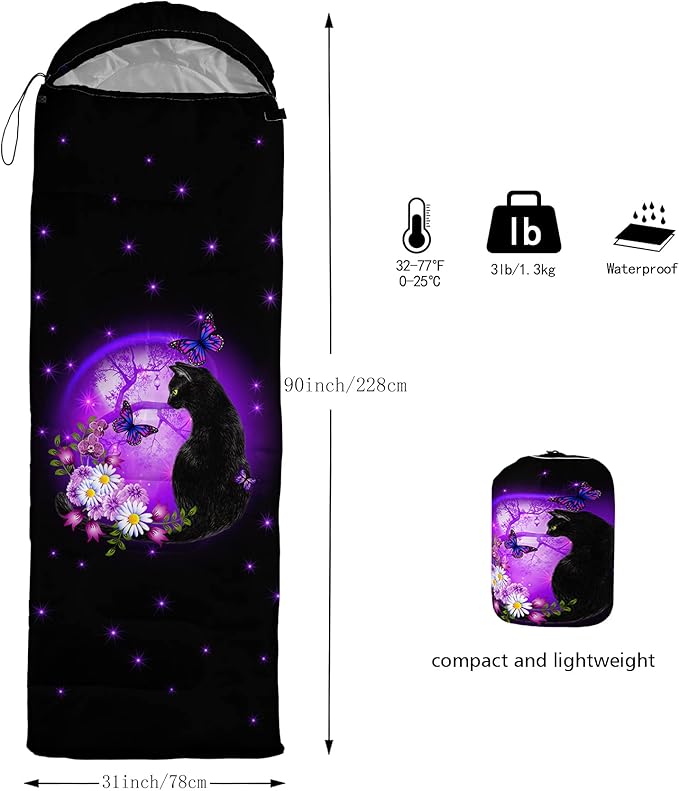 Axolotl Unicorn Sleeping Bag for Kids Boys Girls–Lightweight Warm Cold Weather Sleeping Bags,Waterproof Portable Sleeping Bag with Compression Sack for Camping Backpacking Outdoor Indoor