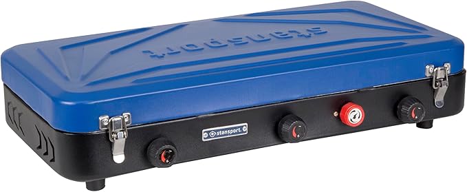 Stansport 2-Burner Propane Stove with Grill (212-600-50)