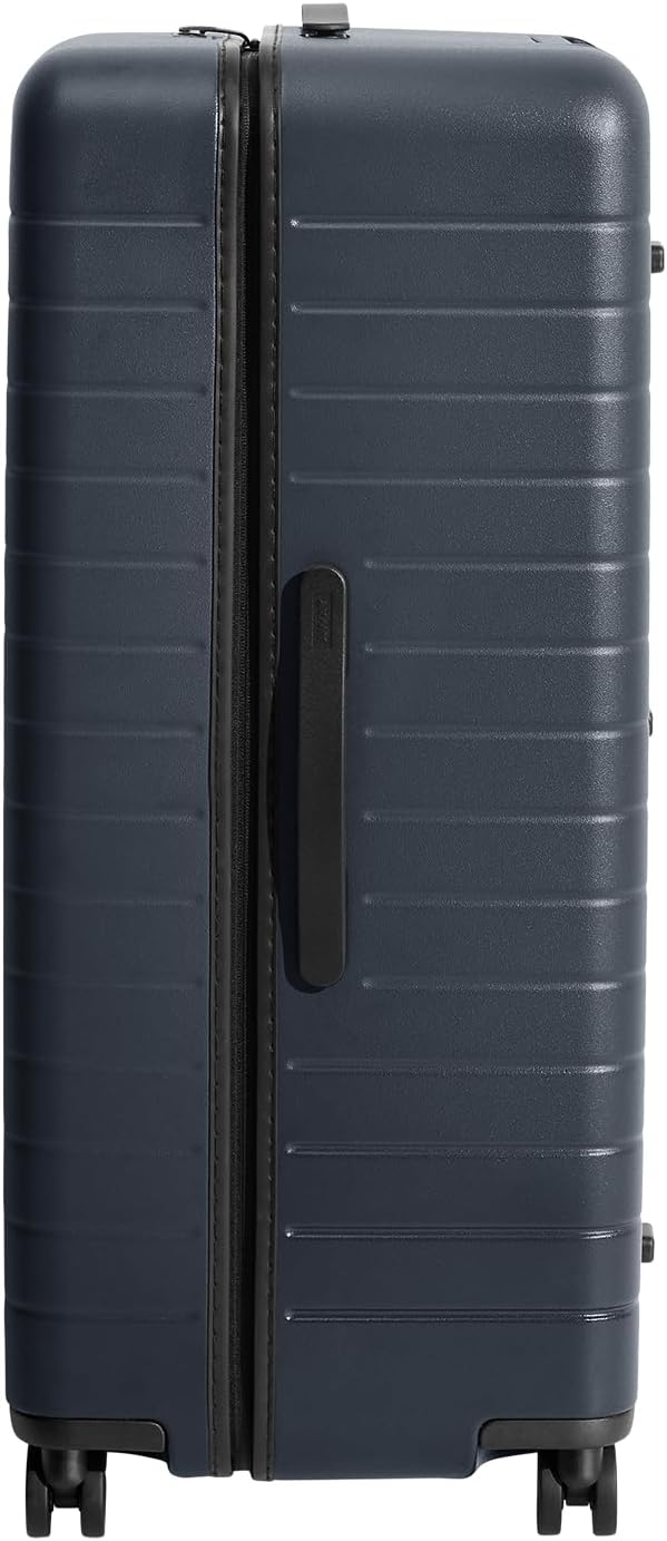 Away Large Trunk Luggage, 31 Inch Hardside Suitcase with Spinner Wheels, Lightweight & Durable, TSA Lock, Ideal for Long Trips, Navy Blue