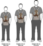 KouLi Buir Canvas Sling bag,Small Crossbody Backpack,Convertible Chest Bag Casual Daypack For Outdoor Cycling Hiking Travel (B3611-Leaden-N)