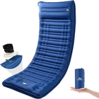 Camping Sleeping Pad, Extra Thickness 4.7 Inch Inflatable Sleeping Mat Ultralight Waterproof Camping Mat with Built in Pump Air Mattress for Backpacking, Hiking, Tent, Travel