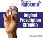 Naloxone HCI Nasal Spray, 4 mg – Emergency Treatment for Opioid Overdose - Rapid-Response Opioid Overdose Reversal, 2 Dose Single Use Nasal Spray