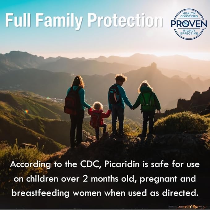 Proven Insect Repellent Spray, Keep Mosquitoes, Ticks and Flies Off, DEET Alternative Repellent, Up to 12-Hour Protection, Great for Camping or Hiking, 6 Ounce, Odorless Camo Spray, 2 Pack