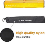 Rock Cloud Portable Beach Table Aluminum Ultralight Folding Camping Table, Yellow