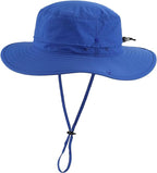 Connectyle Sun Hat for Men Women Outdoor UV Protection Safari Hat for Fishing Hiking Gardening Breathable Cowboy Hat UPF50
