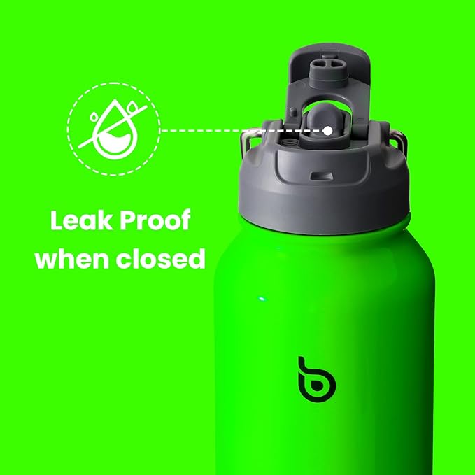 BOTTLE BOTTLE 40 oz sports water bottle stainless steel insulated water bottle with straw and pills holder