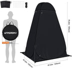 anngrowy Shower Tent Pop-Up Privacy Tent Camping Portable Toilet Tent Outdoor Camp Bathroom Changing Dressing Room Instant Privacy Shelters for Hiking Beach Picnic Fishing Potty, Extra-Tall, UPF 50+
