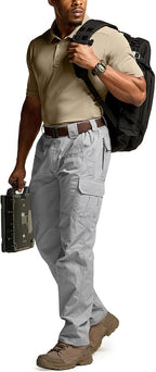 CQR Men's Tactical Pants, Water Resistant Ripstop Cargo Pants, Lightweight EDC Work Hiking Pants, Outdoor Apparel