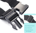 4Pack Luggage Straps Add Bag Luggage Straps to Connect Two Suitcases, Adjustable Luggage Belt Connector for Carry On, Travel Attachment Accessories for Connect Your 3 Luggages, Black