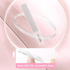 Manicure Set, 10 pcs High-Carbon Steel Nail Clippers Set, Portable Mini Manicure and Pedicure Kit, Travel Grooming Nail Kit with Leather Bag for Men and Women