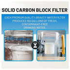 Epic Water Filters Pure Filter Pitchers for Drinking Water, 10 Cup 150 Gallon Filter, Tritan BPA Free, Removes Fluoride, Chlorine, Lead, Forever Chemicals (White & Bamboo)