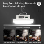 Camping Tent Light LED Rechargeable Portable Hanging Lantern with Remote,IPX5 Waterproof Outdoor Lights with Battery Power, Camp Lamp Light for Glamping Indoor Outages Car Repair