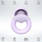 JUSTRVN Earplugs for Sleeping,Noise Reduction Soft Silicone Ear plugs with 7 Pairs Ear tips&One Connection Cord,Hearing Protection Reusable Earplugs for Sleeping,Concert,Work&Sound Reduction 25dB-30db