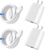 Super Fast Charger Type C, 25W USB C Wall Charger Fast Charging for Samsung Galaxy S26 Ultra/S26/S26+/S25 Ultra/S25/24 Ultra/S24/S23 Ultra/S22 Ultra with 10FT Long Android Type C Charger Cable 2Pack