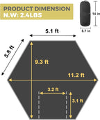 ADVOKAIR Camping Hammock with Mosquito Net and Rain Fly, Up to 500lbs, Ultralight and Portable Nylon Travel Hanging Hammock with Tree Straps, Perfect for Outside, Backpacking, Hiking and Backyard