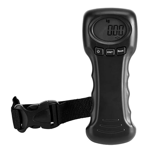 Portable Digital Luggage Scale with LCD Display, 110 lb / 50 kg Hanging Weight Scale for Travel Baggage