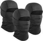 AXBXCX 3 Pack Balaclava Ski Mask - Breathable UV Protection Face Cove for Motorcycle, Football, Cycling, Outdoor Sports