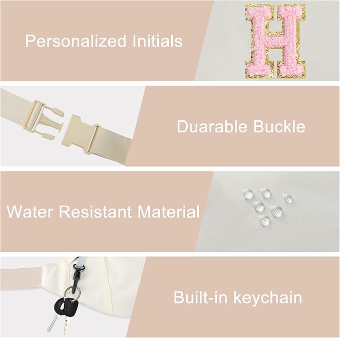 MAXTOP Large Crossbody Fanny Pack with 4-Zipper Pockets,Gifts for Enjoy Sports Festival Workout Traveling Running Casual Hands-Free Wallets Waist Pack Phone Bag Carrying All Phones