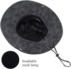 CAMOLAND Mens Fishing Hat Wide Large Brim Sun Hat with Outdoor UV Protection