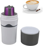 Asixxsix Pour Over Mug for, Portable Stainless Steel Manual Drip Coffee Maker Leakage Proof for Camping Hiking Office Home, Dishwasher