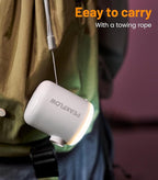 Air Pump for Inflatables,Mini Air Pump – 360L/min Inflation, 4Kpa Pressure, 2200mAh USB-C Rechargeable, Ultra-Light with Camping Light & SOS Mode – for Air Mattress, Sleeping Pads, Pool Floats