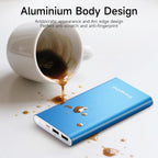 Pilot 4GS Portable Charger 12000mAh Fast Charging Power Bank Dual 3A High-Speed Output Battery Pack Compatible with iPhone 16 15 14 13 12 11 and More (Blue)