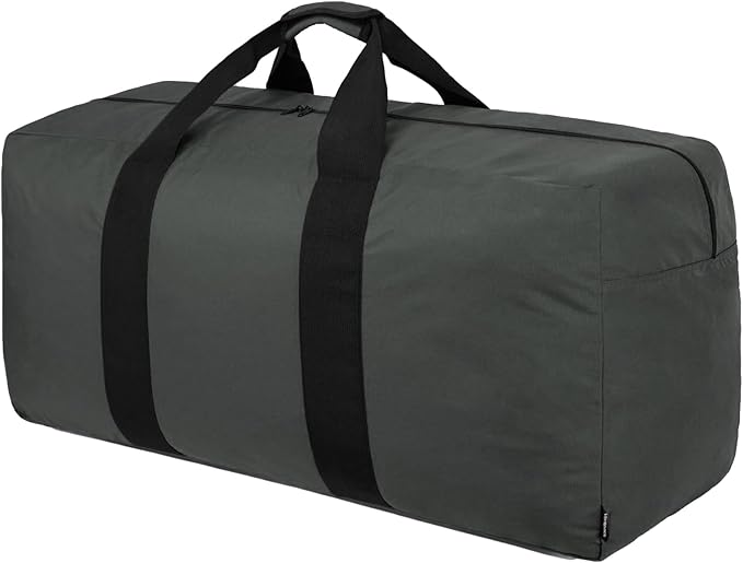 Vorspack Extra Large Duffle Bag for Travel - 150L Duffel Bag for Men Gear Bag for Storage Foldable Weekender Bag for Overnight Camping - Grey