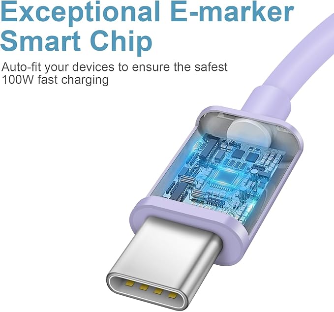 10FT iPhone 17 16 15 Charger Fast Charging USB C Charger Block Type C Chagrer Fast Charging 2-Pack for iPhone 17/17 Plus/17 Pro/17 Pro Max/iPhone 16/16 Plus/16 Pro/16 Pro Max/15/15 Pro Max(Purple)