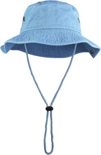 Wide Brim Hiking Fishing Safari Boonie Bucket Hats 100% Cotton UV Sun Protection for Men Women Outdoor Activities