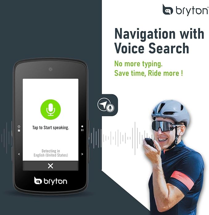 Bryton Rider 750SE 2.8 Inch Color LCD Touchscreen GPS Bike/Cycling Computer Offline USA Map, Compatible with Bike Radar, 40hrs Long Battery Life, Navigation with Turn-by Turn Follow Track Waterproof