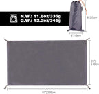 REDCAMP Lightweight Tent Footprint for 1-2 Person Tent, 87"x55" Multifunctional Waterproof Camping Tarp for Outdoor Hiking