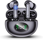 Wireless Earbuds, Ai Translation Earbuds Real Time, Audifonos traductores inglés español, Bluetooth Headphones, 90H Standby Time, Translator with 7 Modes for Travel & Business Learning