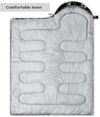 Sleeping Bags for Adults Youth Kids,3D Printing Camping Sleeping Bag for Girls Boys Lightweight Waterproof Cold/Warm Weather Sleeping Bag for 3 Seasons