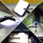 LED Portable Camping Lantern with 4 Lighting Modes, Tent Light for Vendor Booths, IPX4 Waterproof Camping Light, for Power Outages, Emergencies, Outdoors, Car Repairs