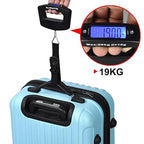 3 Pack Luggage Scale, 50 Kg/110 Lbs Suitcase Weight Scale with LCD Display Backlight, Portable Buckle Baggage Weight Scale for Travelers and Fish Weighing, (Battery not Included)