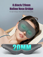 Sleep Mask for Side Sleeper Women Men, EVA BELLE Eye Mask for Sleeping Light Blocking, 3D Sleeping Mask Blackout, Soft Breathable Eye Shade Cover with Adjustable Elastic Strap for Travel Home Nap Rest