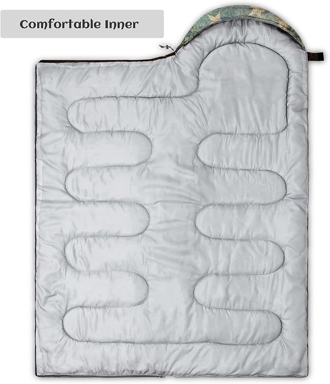 Sleeping Bags for Adults Youth Kids,3D Printing Camping Sleeping Bag for Girls Boys Lightweight Waterproof Cold/Warm Weather Sleeping Bag for 3 Seasons