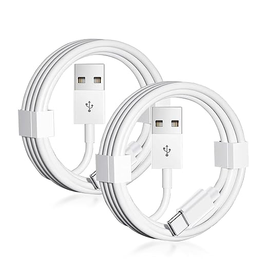 2-Pack 5FT Car Carplay Cable for iPhone 17 15 16 /Air/ Pro Max, USB A to USB C for Carplay for iPhone USB Cord, Car Charger for iPhone 17 Air Charging Cable, iPad Pro, iPad Air 5th Car Charger Cord