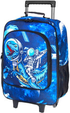 KLFVB Kids Luggage for Boys Girls, Cute Rolling Wheels Suitcase for Toddler, Children Travel Carry on Suitcase