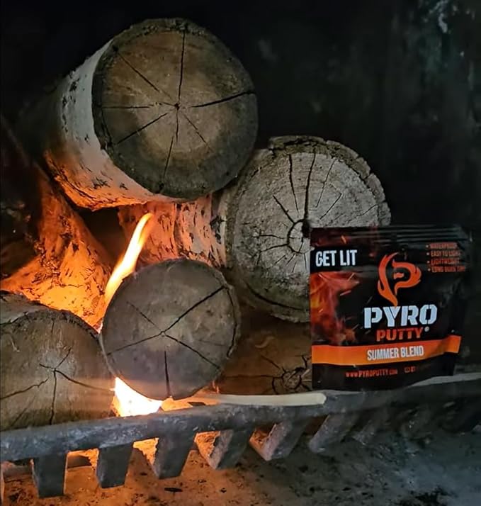 Phone Skope Pyro Putty: Waterproof Survival Fire Starter for Emergency Preparedness, Fire Starters for Campfires - Survival Gear and Supplies