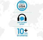 Ceptics European Plug Adapter 4 Pack Set, USA to Europe, Italy, Germany, England, Spain, Italy, Iceland, France (Type C, E/F, G, L) - for Your Cell Phones, Tablets, iPhone, Camera (CT-EU-4SET)