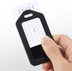 18 Pack Luggage Tag Bright Luggage Tags for Suitcases Bag Tags Name Tags for Kids Travel Accessories Must Haves by Sodsay (White)