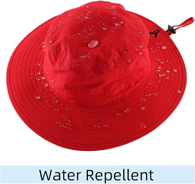 Connectyle Sun Hat for Men Women Outdoor UV Protection Safari Hat for Fishing Hiking Gardening Breathable Cowboy Hat UPF50