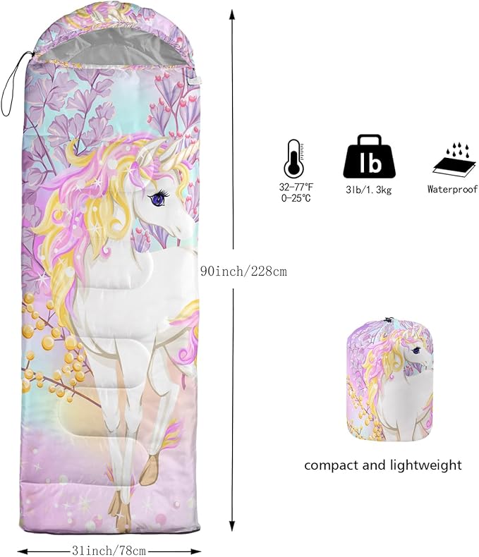 CVHOUSE Camping Sleeping Bags,3 Season Warm & Cool Weather,Lightweight,Waterproof Sleeping Bags for Adults & Kids,Traveling,and Outdoors,Camping Gear Equipment