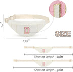 MAXTOP Large Crossbody Fanny Pack with 4-Zipper Pockets,Gifts for Enjoy Sports Festival Workout Traveling Running Casual Hands-Free Wallets Waist Pack Phone Bag Carrying All Phones