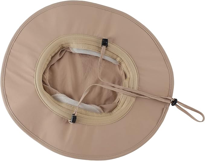 Home Prefer UPF50+ Mens Sun Hat Wide Brim Fishing Hat for Men UV Protection Womens Beach Bucket Hat for Golf Hiking Gardening